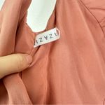 Azazie  Kori A-Line Ruched Chiffon Dress in‎ Mai Tai Size A12 Photo 6