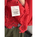 Valerie Stevens Valerie Steven’s Red Women’s Blouse 3X Eyelet Trim Photo 6