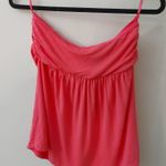 New York and Company Pink Flowy Strapless Top M Casual Dopamine Coconut Girl Size M Photo 1