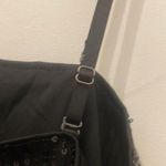 Grace Karin  black sequin one shoulder top size M 90’s style Photo 4