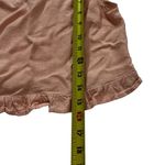 Le lis  Peach Linen Blend Crop Top Women Size XS | 62-14 Photo 4