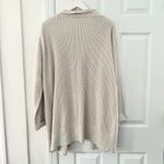 Lululemon Beige White Opal Cashlu Cashmere Blend Open Sweater Wrap Cardigan L/XL Photo 9