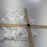 Bella Dahl Tank Top Womens Medium White Shirred Button Front Blouse Photo 7