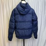 Eddie Bauer Rare Vintage Goose Down Hooded Puffer Coat 70s Navy Blue Size Small Photo 2