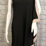 Ted Baker Sz 1 US 4 BOLTY Black/Blush Draped Dress Photo 1