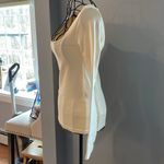 BNWOT women’s square neck, long sleeve stretch fitted top Photo 2