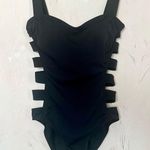 ASOS Caged Bow Back Swimsuit Photo 0