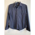 Uniqlo Men's Button Down Casual Shirt Long Sleeved Navy Blue Size XS Photo 1