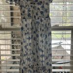 Angie Blue floral dress Photo 1