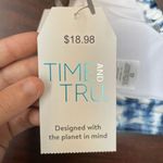 Time & Tru NWT  Tie Front Halter Tie Dye Bikini Top Photo 3