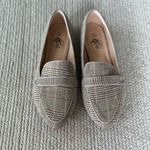 Trary Gray White Burgundy Plaid Flat Loafers Size 6 Photo 8