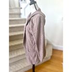 Barefoot Dreams  Taupe Beige Brown Hooded Cardigan CozyChic Lite Sweater Photo 1