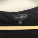 Majorelle Revolve Swift long sleeve crop top black dot multicolor floral pink Photo 2