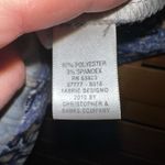 CJ Banks blue and tan paisley print button front jacket size 1X Photo 7