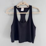 Aerie  Offline OTT Crop Tank Top Black Medium Photo 5