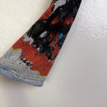 Sacred Threads Tunic Top Womens L/XL Multi Abstract Sweater Long Sleeve Boho Art Photo 2