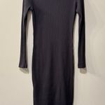 RE/DONE 90's Long Sleeve Ribbed Dress Photo 4