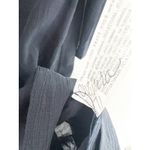 ZARA Navy Blue Cargo Trench Coat Size Medium Military Lightweight Photo 6