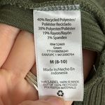 Time and Tru Green Ribbed Lightweight Longsleeve Pullover with hood size medium Photo 4