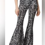 Show Me Your Mumu Viper Barney Bells Snake Print SMYM Stretchy Bell Bottom Flare Photo 1