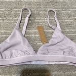 SKIMS  Fits Everybody Triangle Bralette Iris Mica Lavender, XXS NWT Photo 0