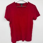 Ralph Lauren Vintage Y2K  Red Baby Tee Size XL Early 2000s Photo 0