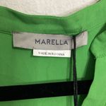 Marella Teramo Tiered Midi Dress Bright Green size 6 NWT Photo 3