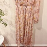 En Saison Winnie One Sleeve Maxi Dress in Sugar Berry Size Small NWT Gold Photo 3
