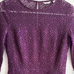 Jack Wills  Purple Diamond Cutout Sheath Dress, Purple, Size 2 Photo 2