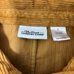 Vermont Country Store Brown Mustard Corduroy Shirt Dress With Packets Size S Tan Photo 6