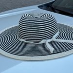 Banana Republic Striped Black and White Sun Hat Photo 2