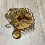 Whiting & Davis  Gold Mesh Expandable Beggars mini Purse Photo 3