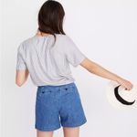 Madewell  Novel Tie-Front Top in Stripe Photo 1