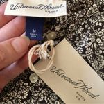 Universal Threads Universal Thread Brown Floral, 100% Cotton, Puffy Sleeve Shirt, Size M Photo 4