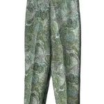 ADRIENNa Papell Silk‎ Beaded Formal Pants Size Petite 6 Green/Purple Purple Photo 0