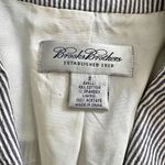 Brooks Brothers | Stretch Cotton Seersucker Jacket Blue White Blazer | Size 2 Photo 5