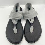 Sanuk  yoga sling 2 prints sandals women’s size 10 gray/black Photo 2