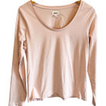 Pact  Pink Organic Cotton Long Sleeve Tee - size Medium Photo 0