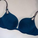Victoria's Secret  Bra Womens 34B Teal Blue Sexy Little Things Push Up adjustable Photo 9