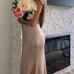 Gold Sequined Grown Photo 3