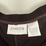 Chico's Chico Women’s 3 Brown Slinky Stretchy Pants Photo 1
