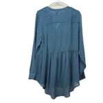 Torrid NWT Emma Dusty Blue Swiss Dot Babydoll Tunic Size 1X Photo 7