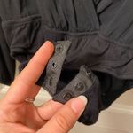 Lovers + Friends | Vision V-Neck Long-Sleeve Bodysuit Blouse in Black Sz Medium Photo 9