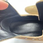 Rebecca Minkoff  Tan Suede Leather Studded D’orsay Ankle Boots Womens 6 Booties Photo 9