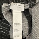 Akris Punto  Mara Black Silver Check Jersey Full Length Pant Photo 8