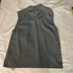 SHEIN MOTF Gray Sleeveless Blouse M NEW Corporate Siren Business Casual Classic Size M Photo 3