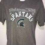 Michigan State Spartans T Shirt Size Small Gray Photo 1