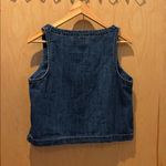 Old Navy  Denim Tank Cropped Blue Minimalist Size Medium Photo 3