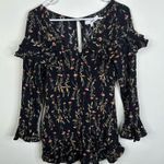 Likely NEW Revolve Amira Romper Long Sleeve Ruffle Floral Print Size 4 Photo 1