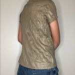 vintage green thin flowy blouse fairy earth Size M Photo 1